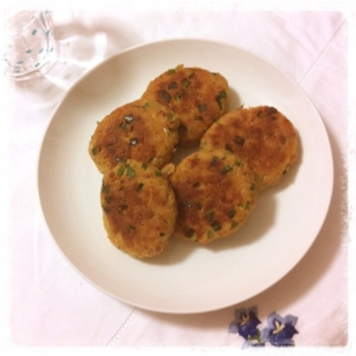 おからハンバーグ ☆ 餃子風味